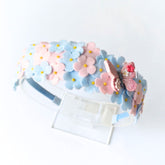 Pastel Meadow Butterfly Hairband